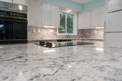 Delicatus White Granite Kitchen Island Top