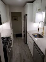 Quartz Galley Kitchen Countertops