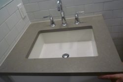 Grey Quartz Laundry Room Sink